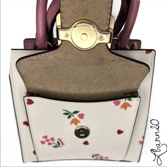 C7599 Coach Mini Pepper Flower Petal Bag and Wallet Set NWT C7653 NEW FOR SPRING - Picture 11 of 16